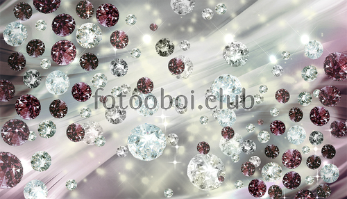камни, стразы, бриллианты, 3д, 3d